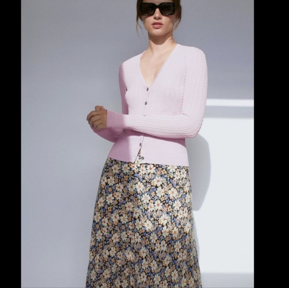BNWT! ZARA MIDI SKIRT - Picture 5 of 7